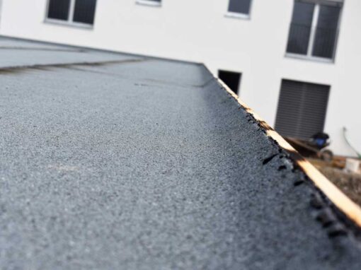 Flachdach, Schwarzdach, Bitumen