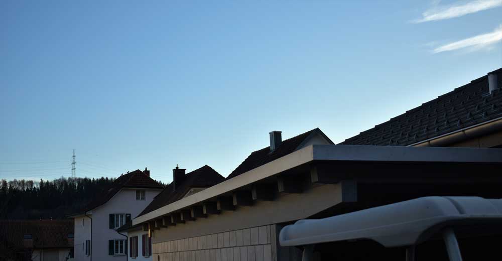Carport, Spenglerarbeiten